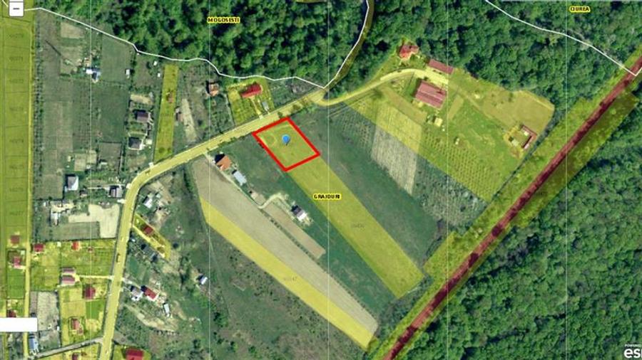 PROPRIETATE DE POVESTE, INCONJURAT DE PADURE CU DESCHIDERE LA DRUMUL JUDETEAN, 1