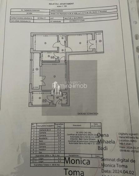 OCAZIE 3 CAMERE ULTRA FINISAT 7 MIN METROU TITAN - 13