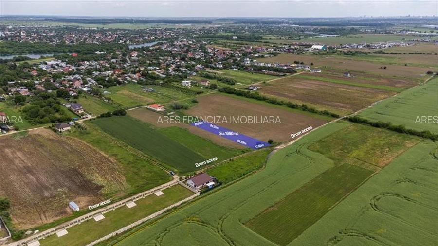BUFTEA FLAMANZENI,TEREN INTRAVILAN 1660 MP,DESCHIDERE 17 M - 4