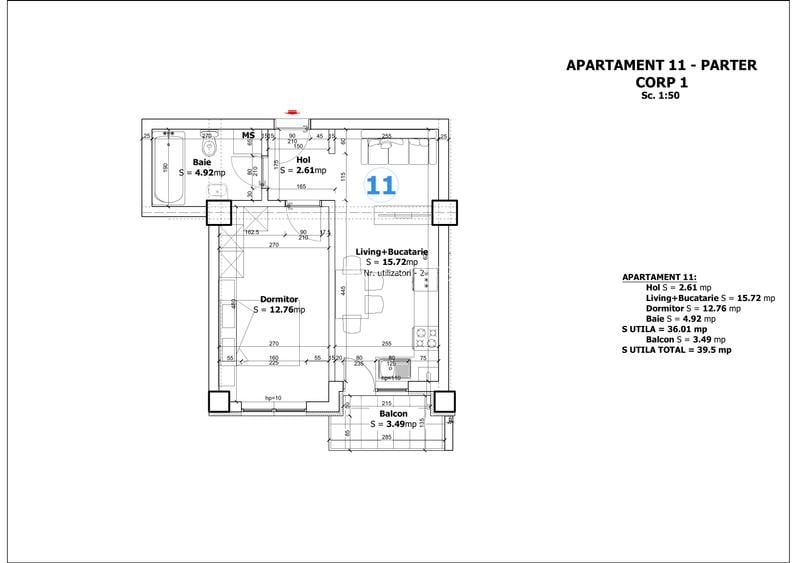 Apartament 2 camere | Bloc cu lift | Proiect nou | Parcare inclusa | - 4
