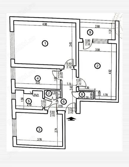 Apartament 3 camere, intre Bld. Obregia si Emil Racovita. Loc de parcare - 11