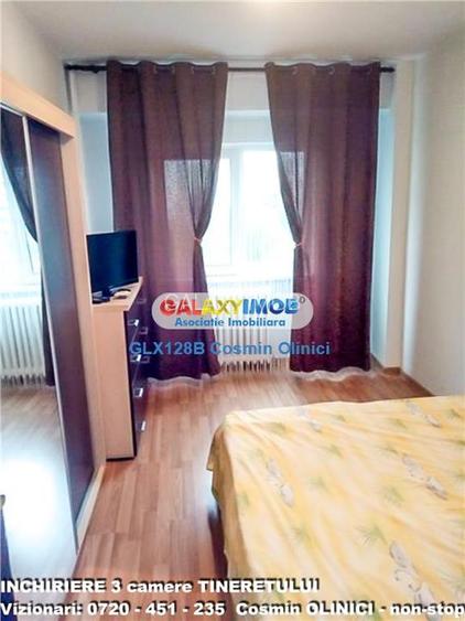 Apartament 3 camere Timpuri Noi Tineretului decomandat 70 mp metrou ap - 2