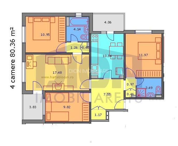 APARTAMENT 4 CAM,  BRANCOVEANU LUICA - 13