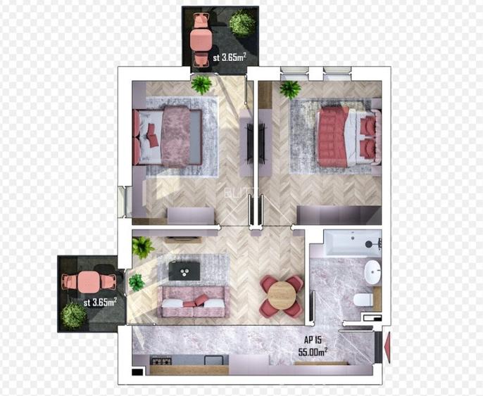 Apartament 3 camere, bloc nou, Apahida - 6