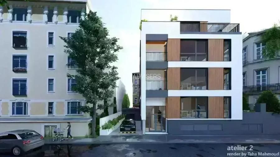 Apartament 3 camere, terasa 65 mp, curte 104 mp, bloc nou, metrou - 7