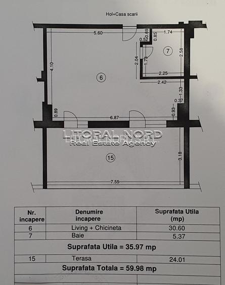 Mamaia Nord - Zennit Residence, Str.D21, garsoniera 60mp cu terasa, parter inalt - 3