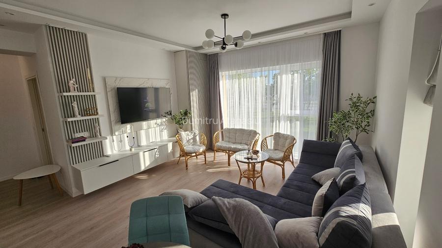 Apartament 2 cam., lux , nou, de inchiriat. - 2