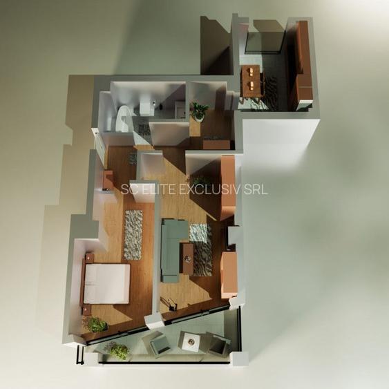 Tomis Nord/Carrefour-Vanzare apartament cu 2 camere, bloc nou. - 3