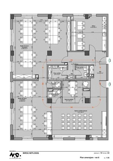 BIROU MODERN 220 mp, OMV Calea Turzii + parcari - 16