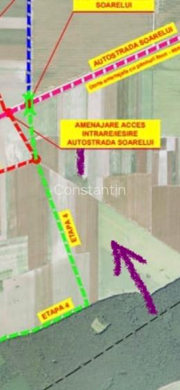 Teren 4030 mp Brănești Ilfov – aproape A2 – ideal hală sau depozit - 3