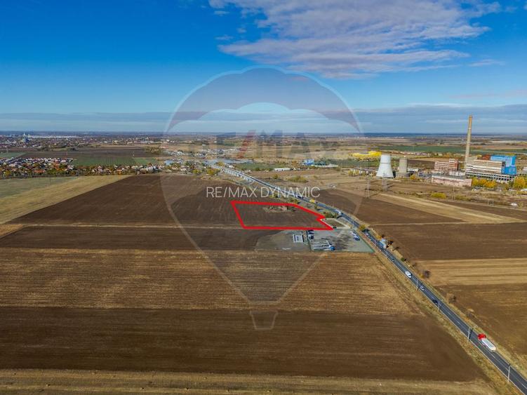 Teren intravilan 13.482 mp pe Centura Nord Arad, front 188 m - 7