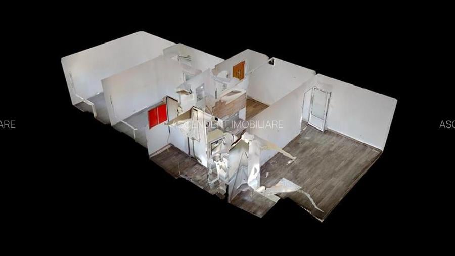 Apartament 3 camere, decomandat, Stefan cel Mare, Sacele, Brasov: 3D! - 12
