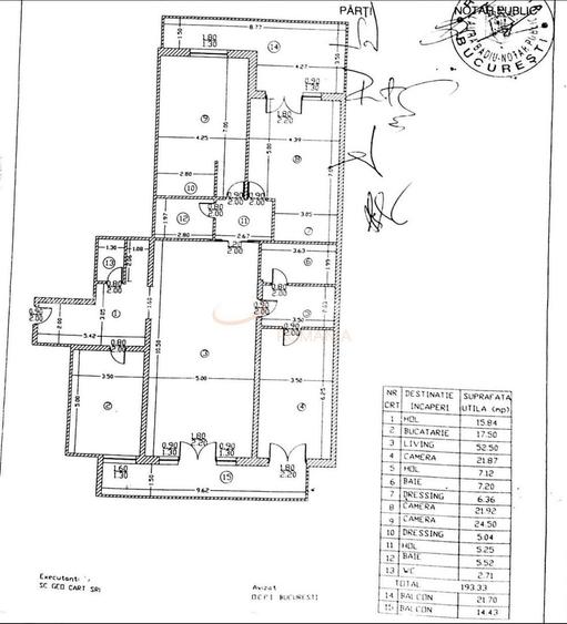 Soseaua Nordului | 4 camere spatioase | 2 locuri de parcare | Centrala proprie - 1