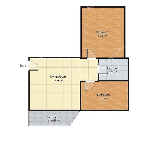Apartament 3 camere 66 mp utili mobilat si utilat zona Doamna Stanca - 7