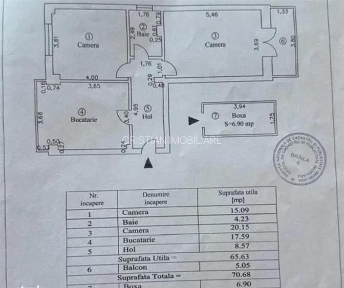FOARTE SPATIOS! 70 mp - Ap 2 camere, Buzaului+boxa, Etaj 2, Buzaului - 9