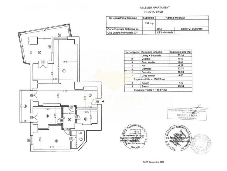 Apartament 3 camere Upground | Loc de parcare | 5 min de metrou - 8