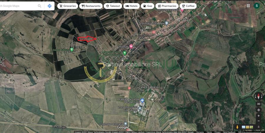 Teren intravilan in Sibiu, Sura Mare, priveliste deosebita, 536 mp, PUZ - 7