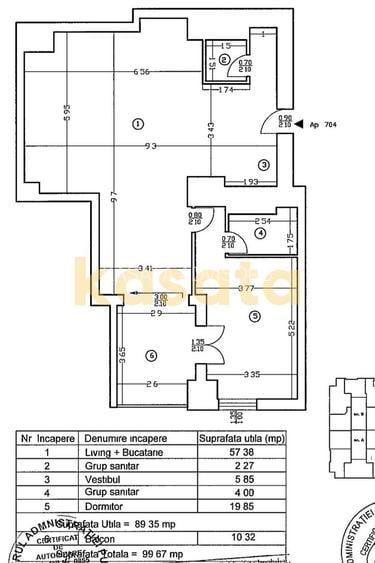 Apartament de vanzare – 2 Camere | Zona de Nord | Complex Upground - 15