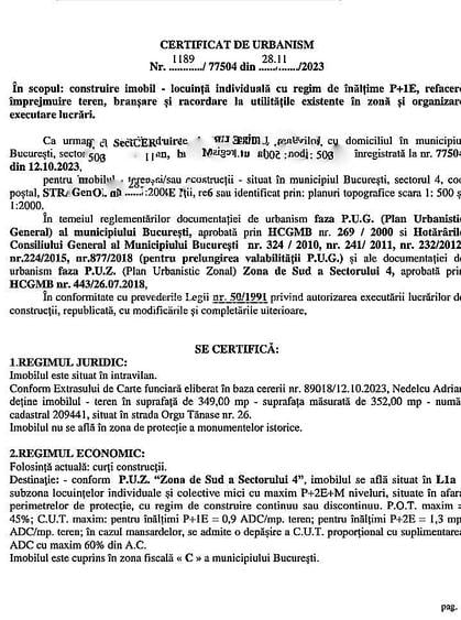 Aparatorii Patriei - Teren 350 metri - 5