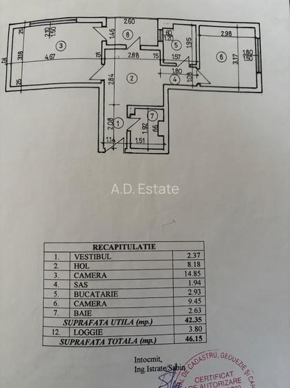 2 Camere Pantelimon - Str. Azotului Renovat Partial Mobilat Boiler - 14