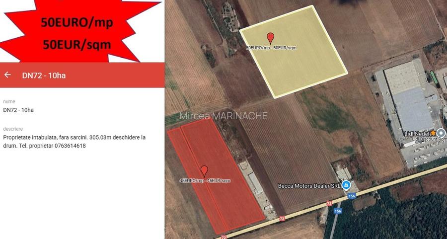 teren Parc industrial Ploiesti DN72 min. 2ha - 8