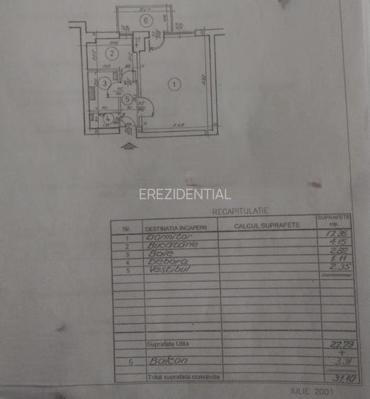 Garsoniera de vanzare - zona  Piata Victoriei - 12
