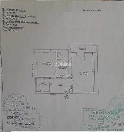 Apartament 2 camere decomandate zona Victoria  - Tomis 2 - 5