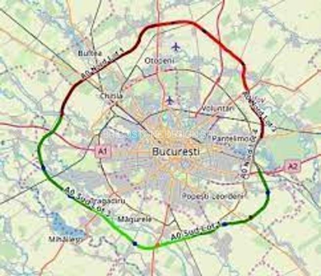 DN 1 , intre Otopeni-Balotesti singurul lot comasat de 10 ha Teren Unicat ! - 2