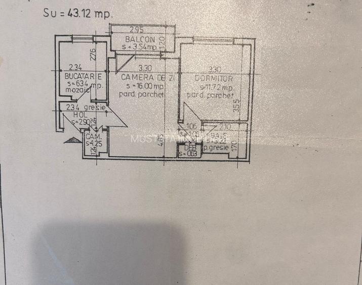 - Apartament 2 camere, Etaj 1, zona Hristo Botev , Locuibil. - 8