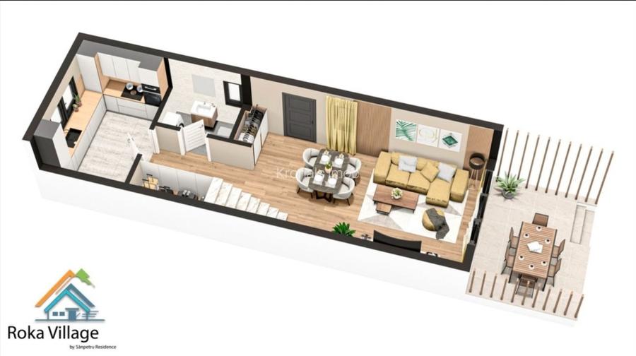 Apartament cu 3 camere tip duplex 91mp, Dealul Lempes, Sanpetru - 3