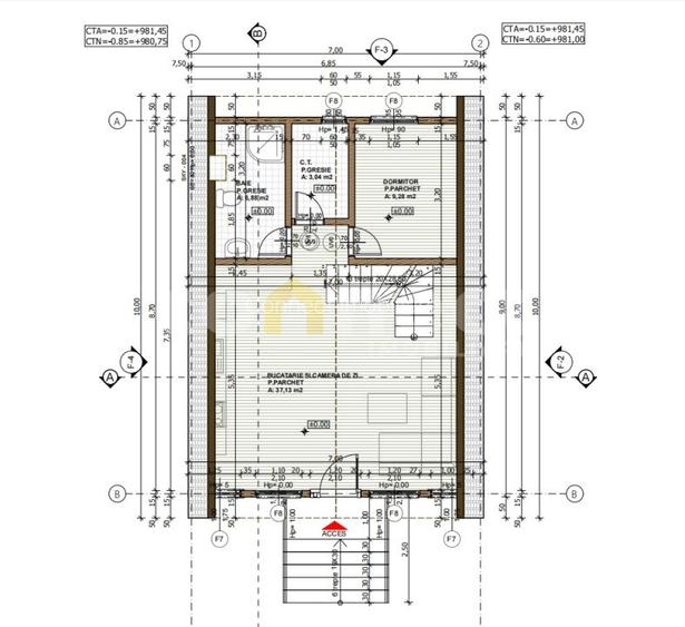 Cabana tip A-frame de vanzare  cu CF Agroturistica I Plopi I Muntele Rece - 12