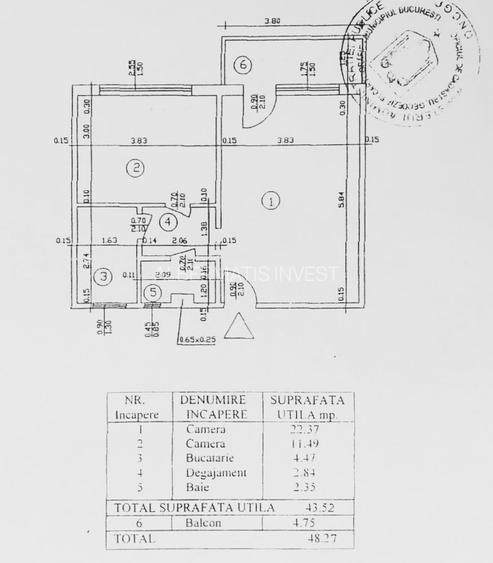 inchiriere apartament cu 2 camere -vedere catre Cismigiu - 13