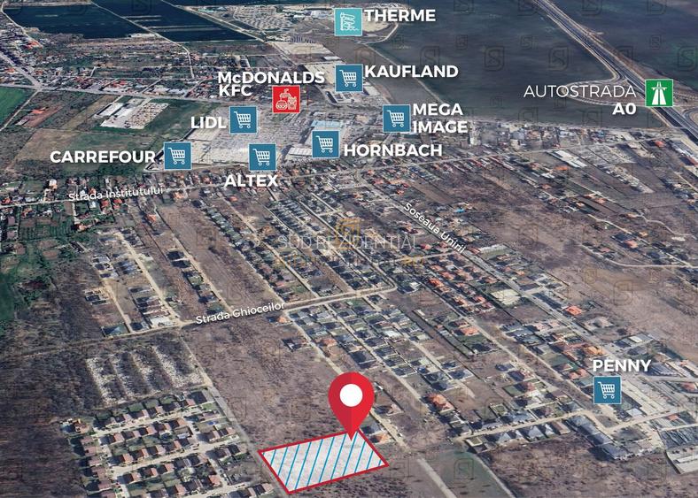 Teren intravilan 1352 mp, Corbeanca,Corbeanca Forest, ideal investitie - 5