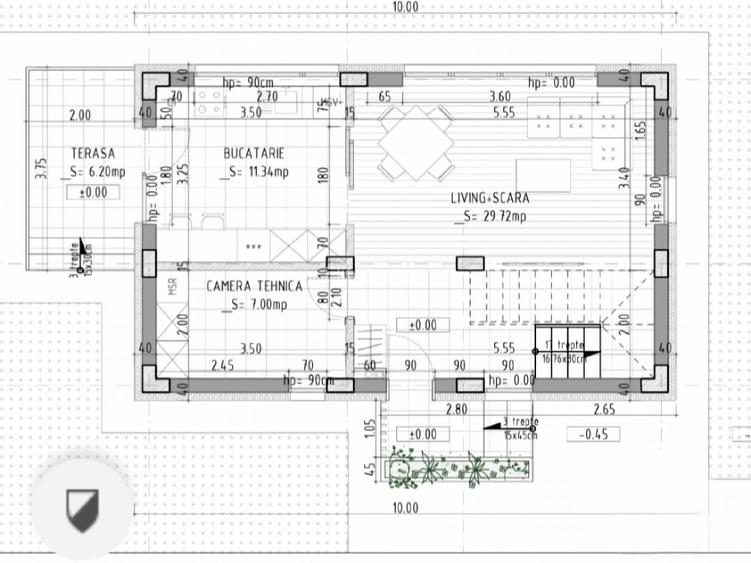 Vila individuala - Parter+Etaj - 3 camere -fatada ventilata - zona de case - 3
