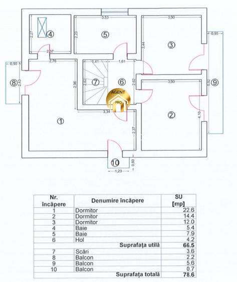 Vila Individuala 5 camere - 402mp Teren - Otopeni Odaile - 26