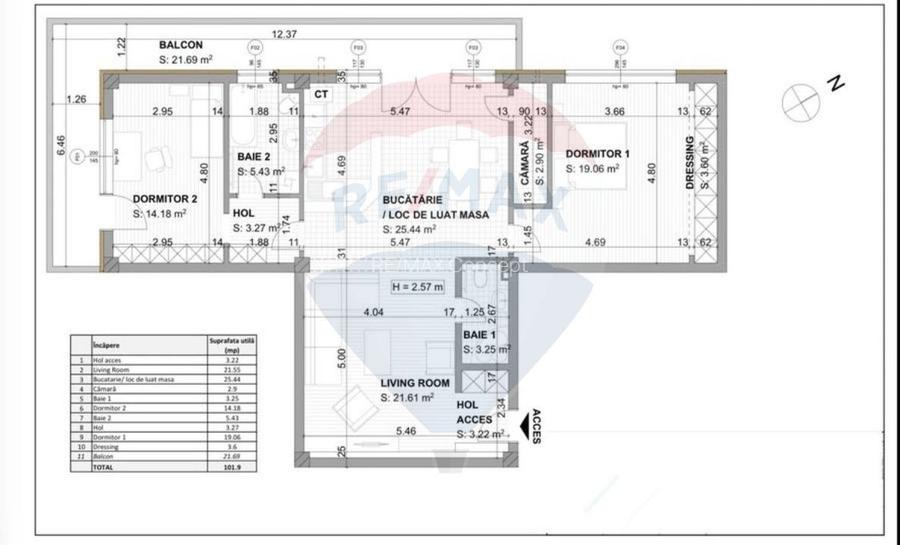 Apartament I 102 mp I balcon generos I parcare I Grigorescu - 6