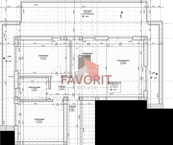 Terasa 40 mp. Zona Buziasului. Finisaje la alegere - 1