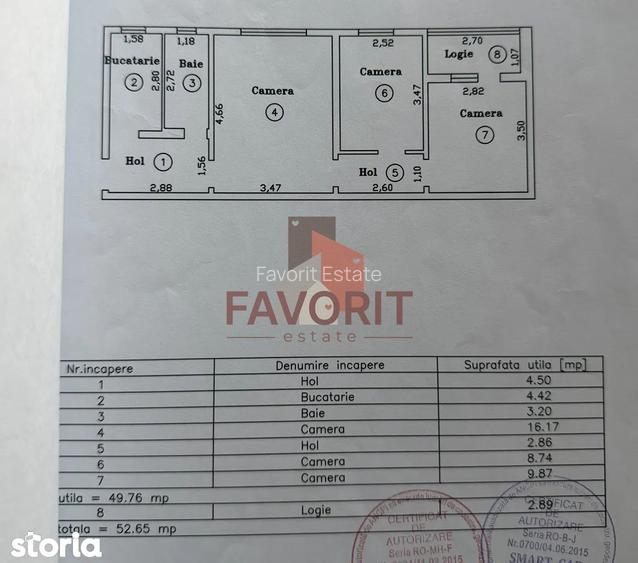 Apartament 3 camere | Etaj 2 | Zona Dacia - 8