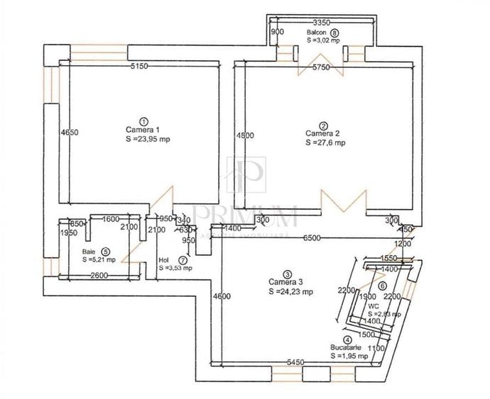 MEDICINA - 3 CAM - SPATIOS - GARAJ IN CF - BOXA - CENTRALA PROPRIE/AC - ZONA SUP - 17