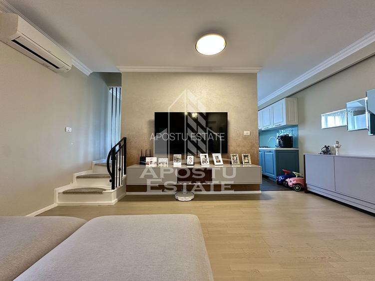 Penthouse 4 camere de vanzare, 2 bai complet mobilat si utilat - Giroc - 8