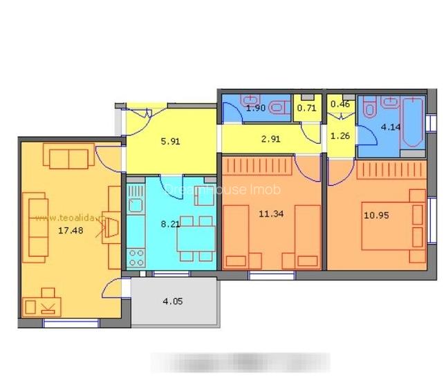 Apartament 3 camere Modern - Dristor - Calea VItan - 20
