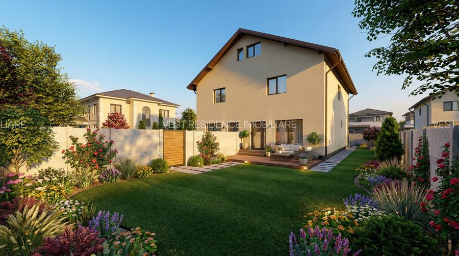 Case individuale unite, 4 camere, toate utilitatile, STB, Comision 0 - 12