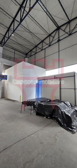 Hala industriala rampa cale rulare pod rulant 9ml H 520mp 49mp birouri - 8