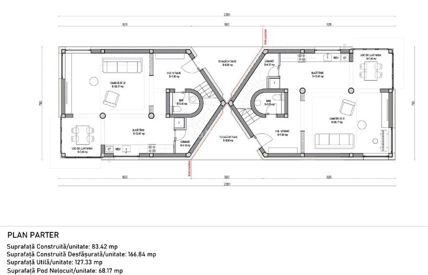 Case tip Duplex de vanzare P+1E ,127mp ,Strada Gradinarilor - 7