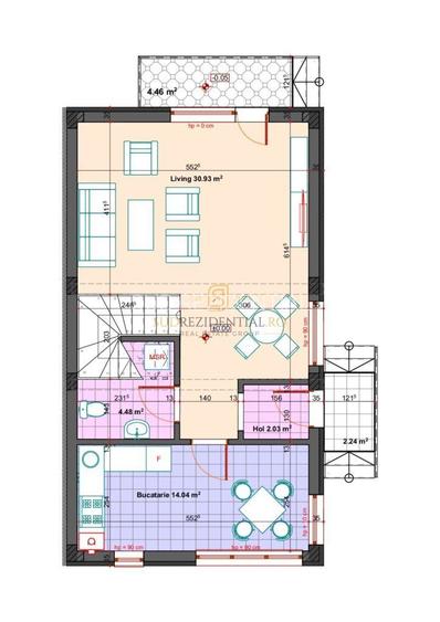 Vila de tip duplex, 3 camere, finisaje noi si moderne, Comuna Berceni - 1