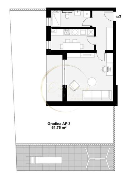 NOU | Apartament 1 cameră modern cu grădină și balcon generos | Parcare inclusă - 1
