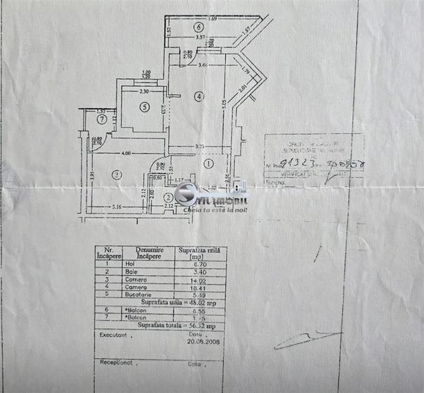 Apartament 2 camere Copou – Bellevue, 56 mp, Mobilat si utilat