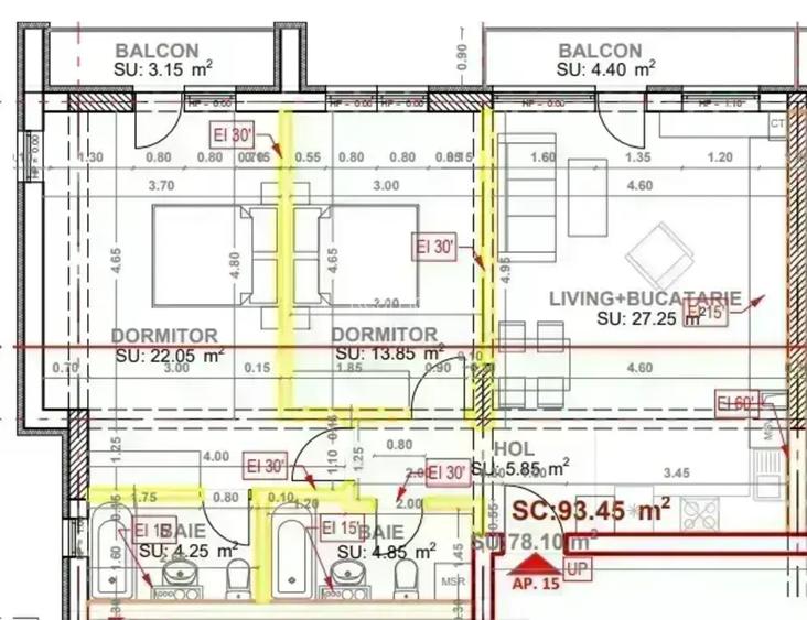 3 camere | finalizat | mutare rapida | lift Shindler | metrou - 2