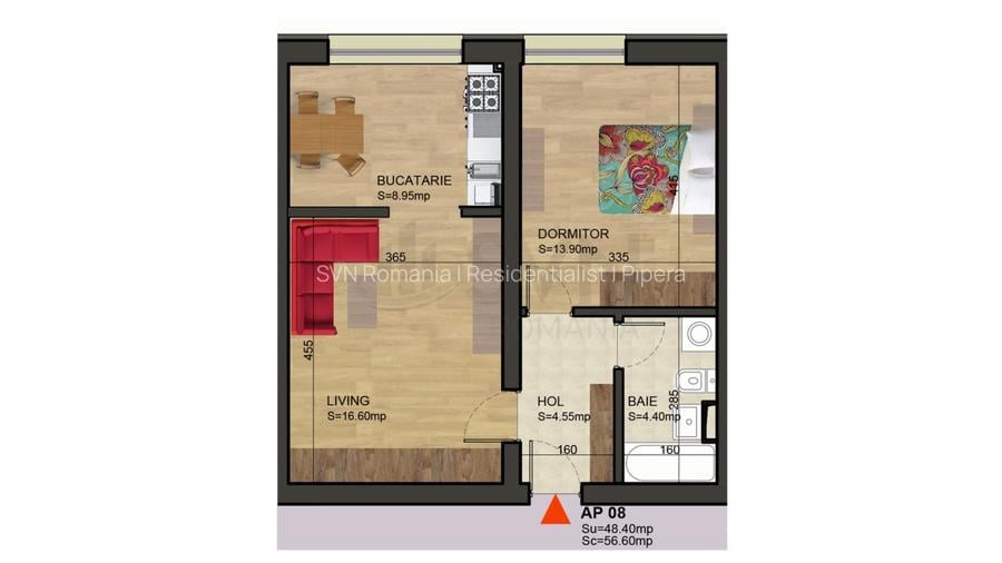 REA1024613 2 camere - loc de parcare inclus - Aviatiei - Dimitrie Pompeiu - 10