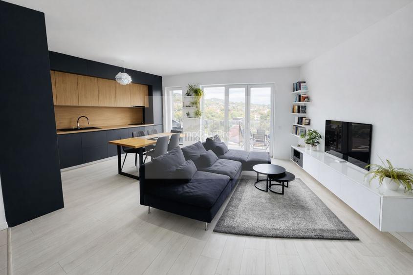 Vanzare penthouse 4 camere, terasa 38 mp, 2 parcari, Iris- Zona Rivus - 2
